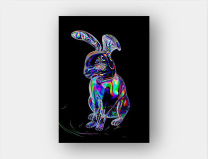 neon bunny