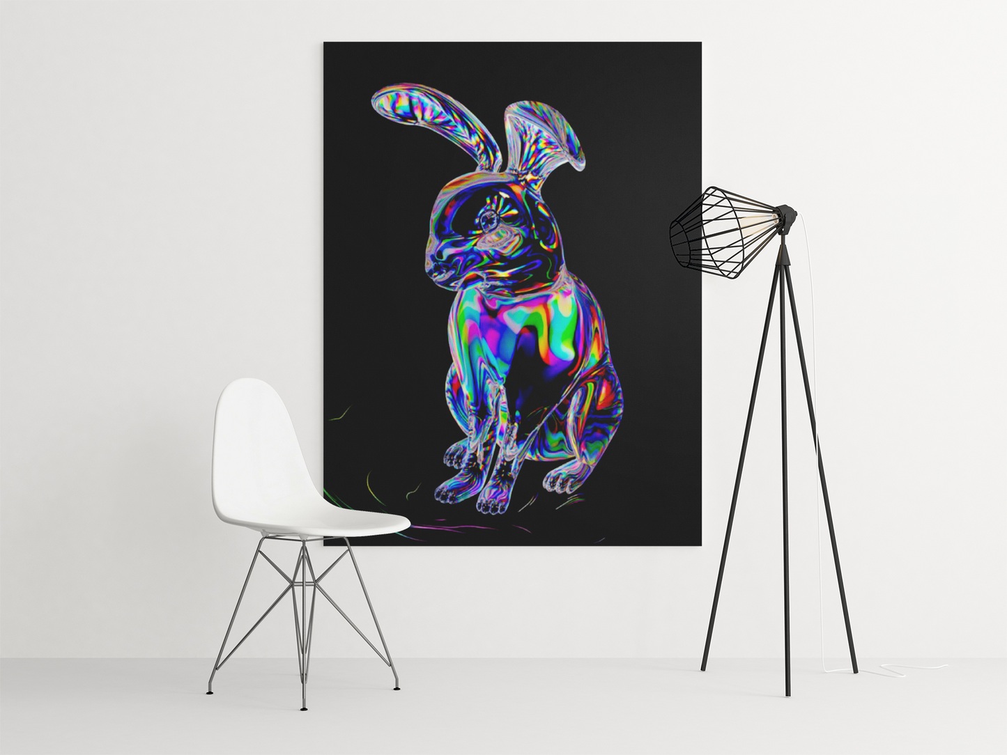 neon bunny